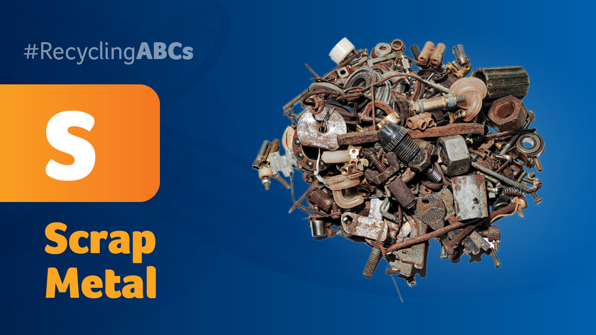 CityofRegina's tweet photo. S – Scrap metal usually ends up at our landfill and sits there for 50 to 500 years! It’s important to recycle this metal at the right locations. To find these locations, search our Waste Wizard at https://t.co/iIieUCzXVy.  #RecyclingABCs https://t.co/UjGXDbvCtW