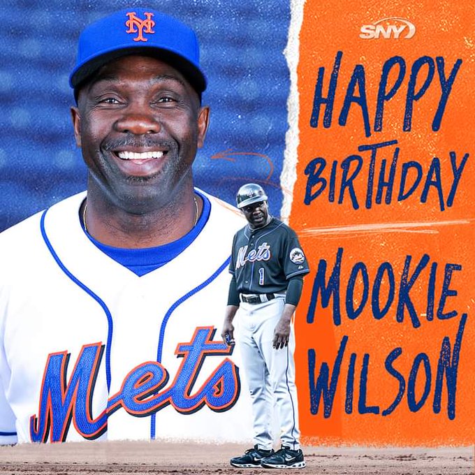 Happy Birthday Mets Hall Of Famer Mookie Wilson! 