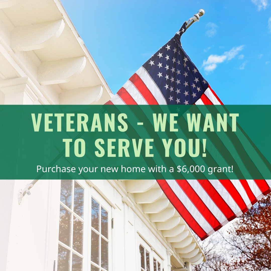ATTENTION VETERANS: In partnership with the Nebraska Housing Developers Association, we have $6,000 grants available to help you purchase your new home! Connect with a NIFA Specialist today to learn more: nifa.org

#veteranbenefits #veteranhomes #NebraskaVeterans