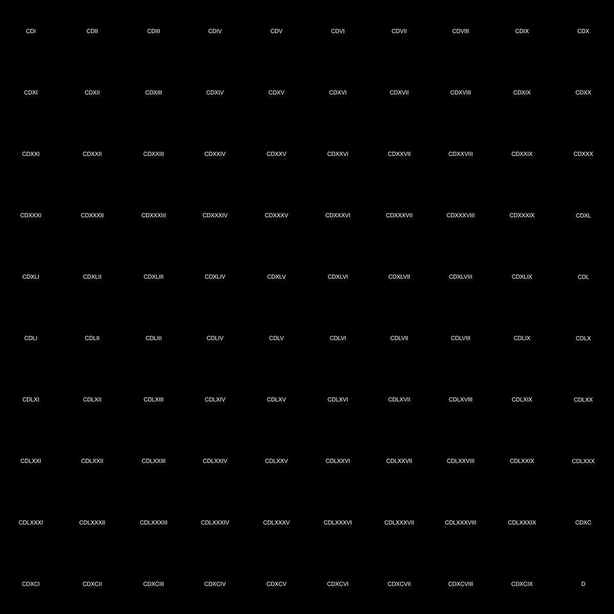 romannumerals_c's tweet photo. 401-500 listed.

#nfts #nft #nftart #nftcommunity #nftcollector #nftartist
#cryptoart #digitalart #art #crypto #ethereum #blockchain
#opensea #nftcollectors #bitcoin #cryptocurrency
#nftdrop #cryptoartist #nftcollectibles #openseanft
#nftartists #eth #artist #nftcollection #art https://t.co/Iexm1BjhGV