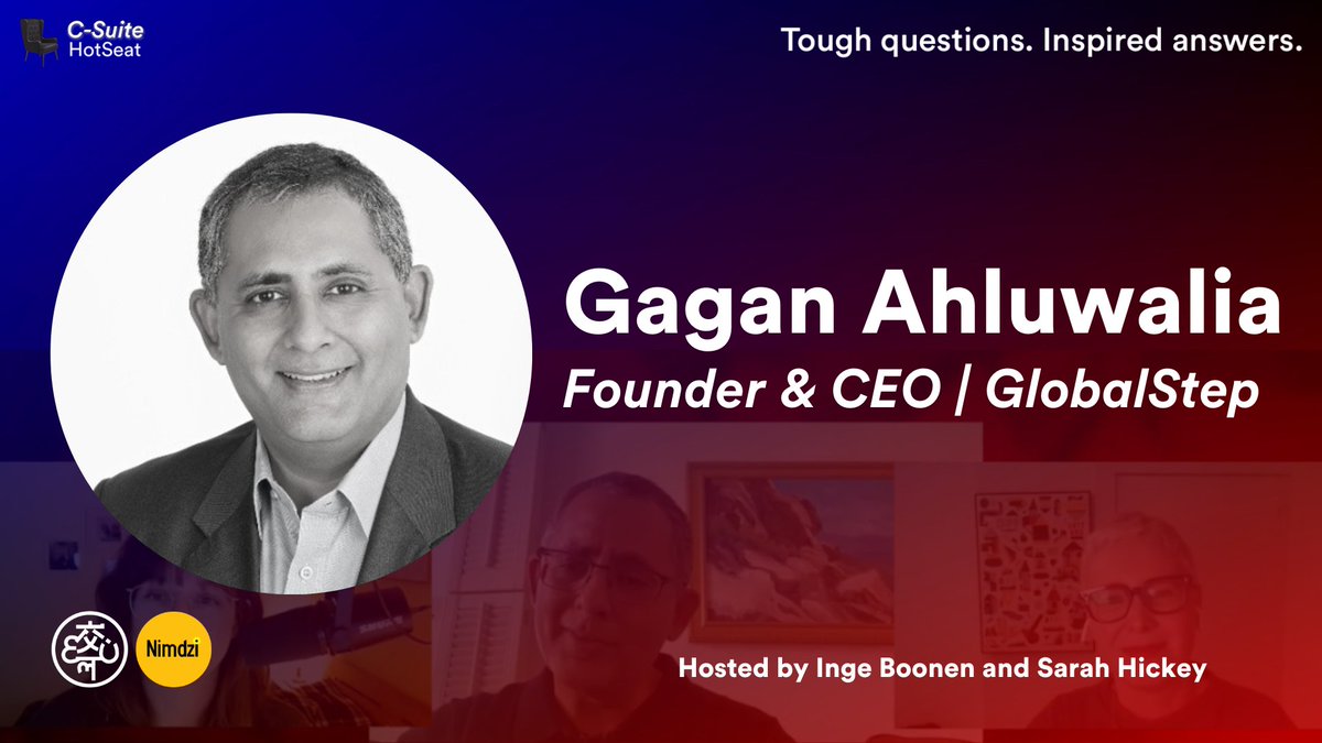Nimdzi_Insights's tweet photo. A new episode from the C-Suite Hotseat is out! Gagan Ahluwaila, CEO of @GlobalStep always wanted to create a company that would be the embodiment of his highest dreams and aspirations and connect the world. Watch his full interview here: https://t.co/ty7B2OZSIM https://t.co/DgqsB7irQu