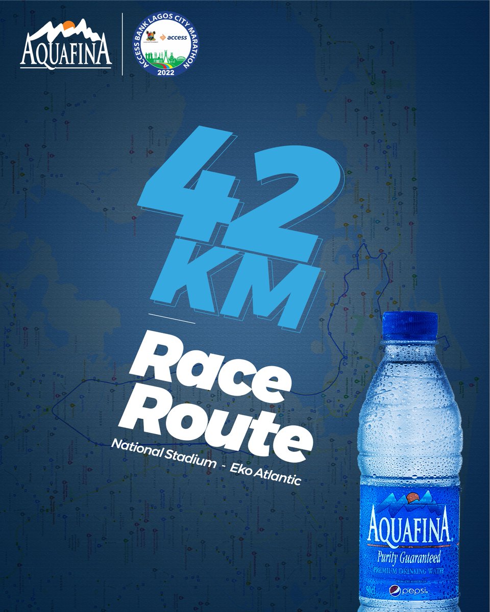 AquafinaNigeria's tweet image. #SaveThisPost
We will be there to refresh you as you run your race in the Lagos City Marathon 42km run. 

See #thread for routes

#RunYourRaceWithAquafina
#RunLagos2022