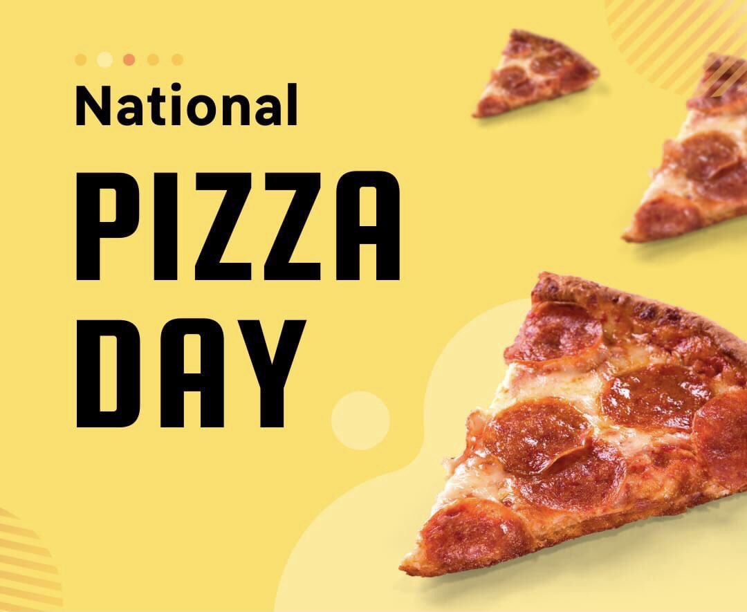UmoDining's tweet photo. Keep calm and eat PIZZA! #NationalPizzaDay #campusdining https://t.co/2AryfuHCvU