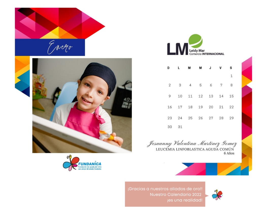 ¡Felices con la presentación de nuestro Calendario Fundanica 2022! donde los protagonistas son nuestros pequeños grandes guerreros 💪

#calendariofundanica 
#fundanica
#niñosconcancer