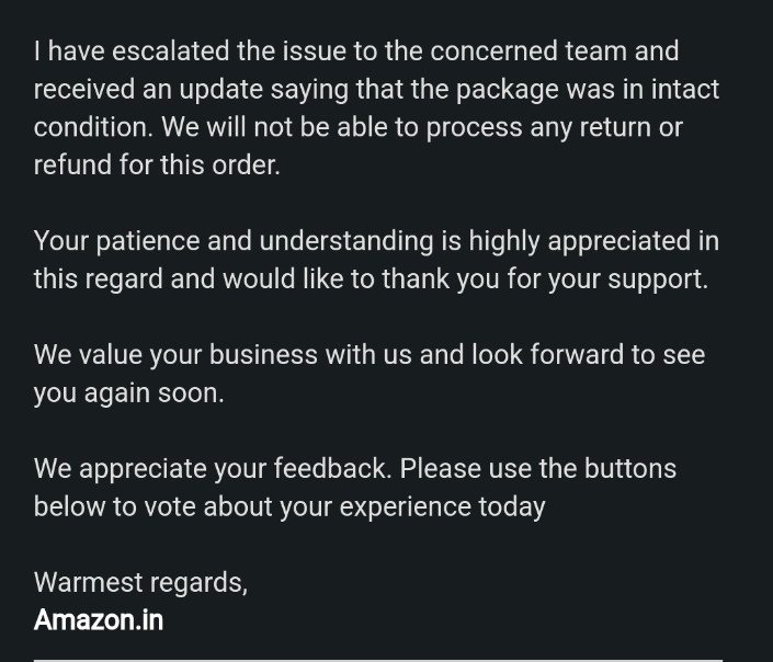 Shinkamya's tweet photo. @AmazonHelp This is last what I got. https://t.co/cTuEUURhrs