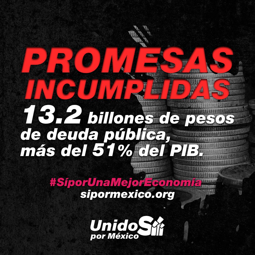 3.8 millones de pobres más desde que Morena está en el poder.
Si quieres una economía que SÍ funcione, únete en sipormexico.org #SíporUnaMejorEconomía #UnidoSí #SíporMéxico