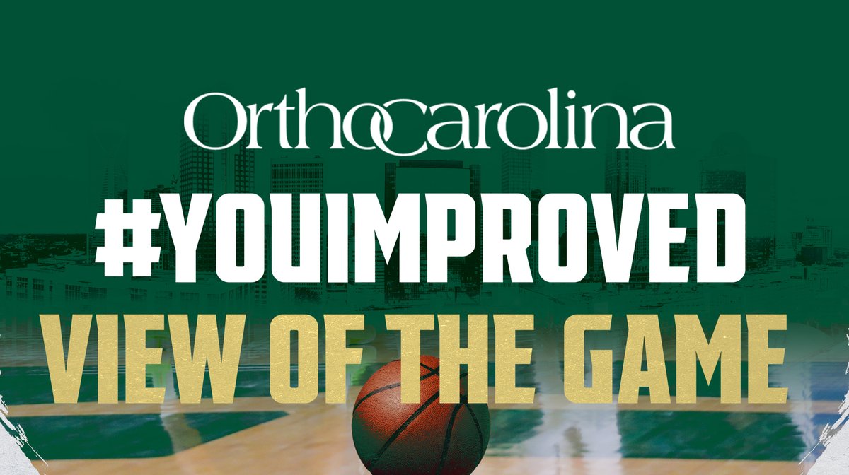 Charlotte49ers's tweet photo. Want to sit courtside during @CharlotteMBB games this year? 

It's simple! 

Take a 📸 showing your Niner pride 🤙 and use #YouImproved.

Powered by @OrthoCarolina! https://t.co/S7p1kCtYsE