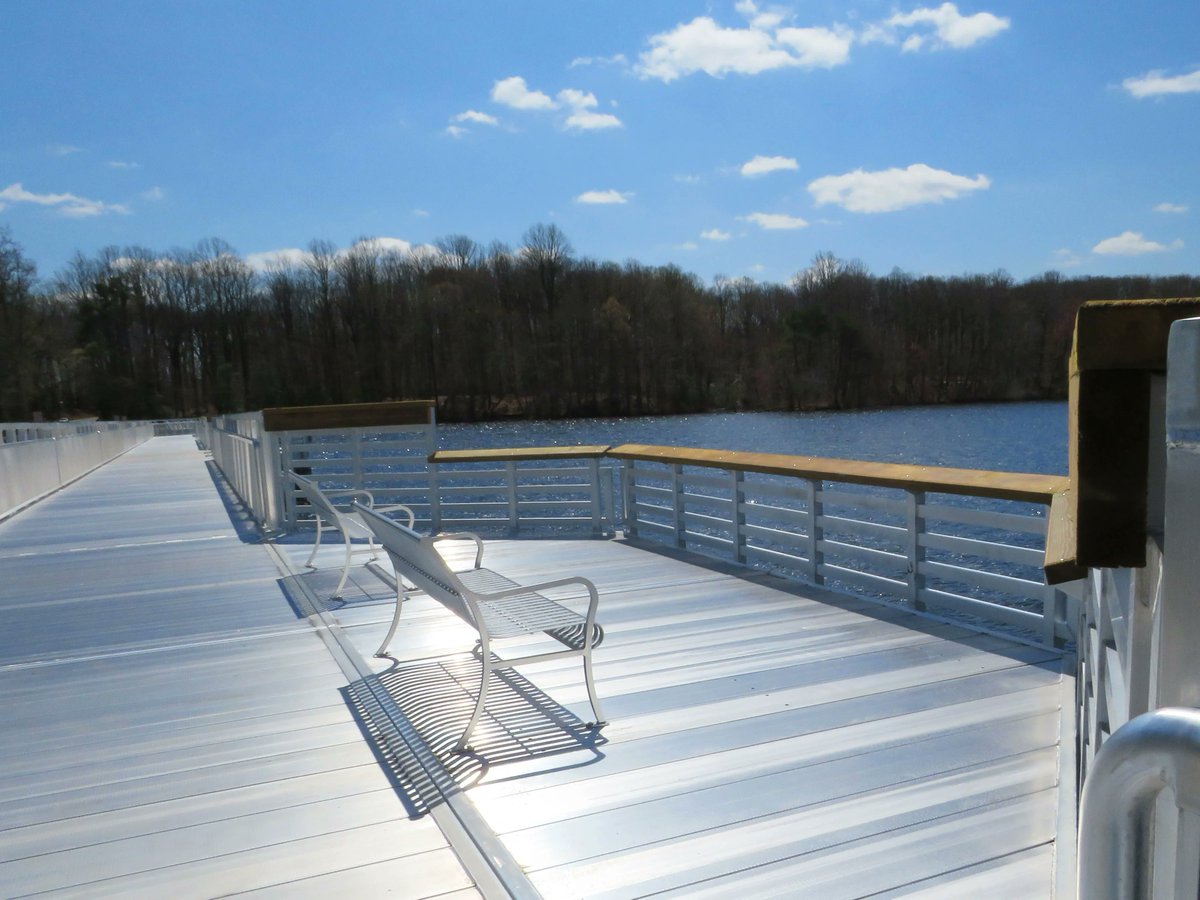 KRDBench's tweet photo. #ViewsFromTheBench can be spectacular any time of year! This new trail at Killens Pond State Park goes across the pond to connect two sides of the park. And what better way to take in the views than from a Pullman bench. https://t.co/I0QkiEKjYr @DelawareDNREC @DEStateParks https://t.co/UDhu632D7T