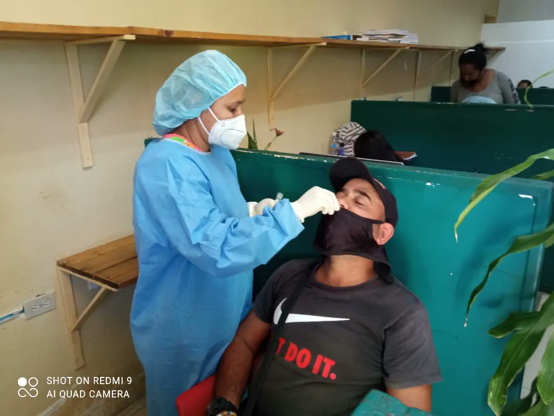 En cumplimiento de protocolos sanitarios en los espacios de Planta Alimentos Cojedes, en San Carlos, se realizó jornada de despistaje de Covid 19, donde participaron trabajadores adscritos a la secretaría de alimentación.