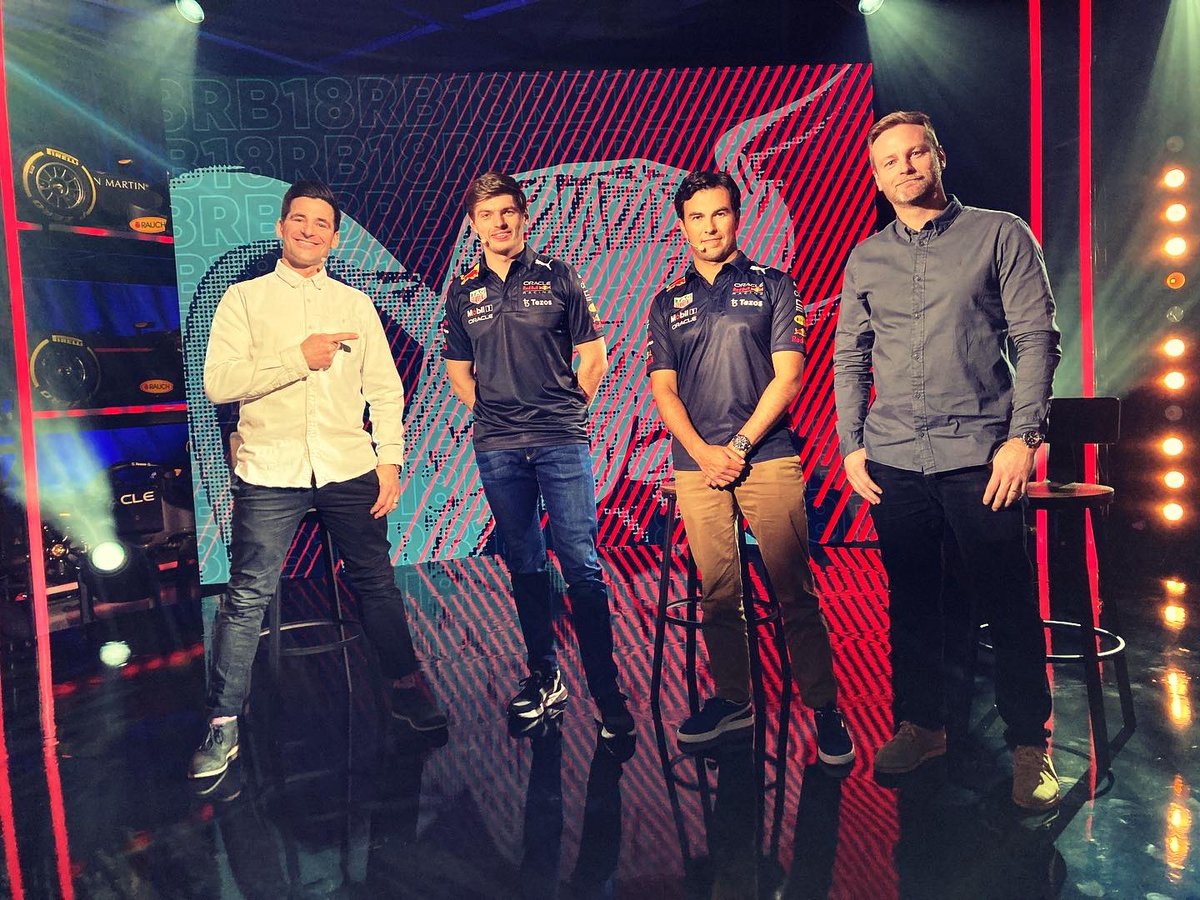 Such an honour to host the <a href="/redbullracing/">Oracle Red Bull Racing</a> Car Launch 2022 with @tim_warwood. Good luck next   <a href="/Max33Verstappen/">Max Verstappen</a> and <a href="/SChecoPerez/">Sergio Pérez</a> 
#RB18 #redbullracing #f1 #f12022 #maxverstappen #sergioperez #redbull #formula1 #launch #newcar