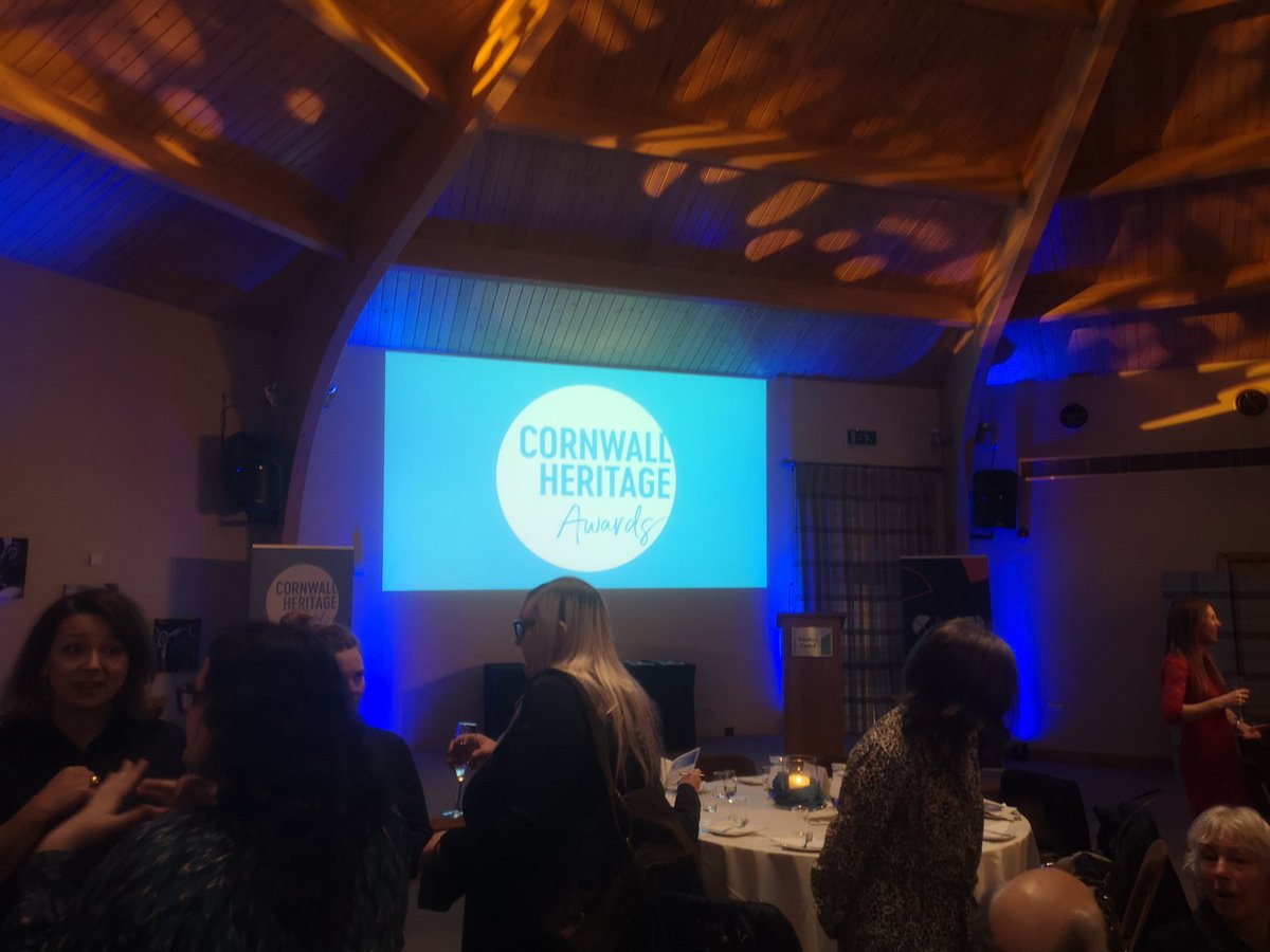 charmorgan_'s tweet photo. So pleased to be at my first ever real life @cornwallmp Cornwall Heritage Awards tonight. Chons da to all the entrants tonight 🍀🤞🏻🏆 #CHA2020 https://t.co/NfTu7qrZZv