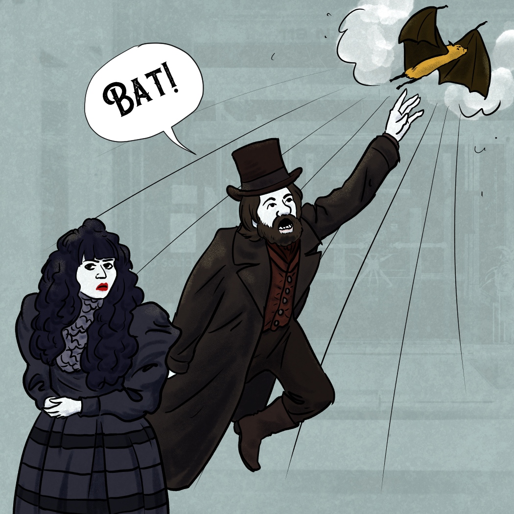 DodosDiscuss's tweet image. Let&apos;s wail about how rad What We Do in the Shadows is. @angelabcomics and @abeolsonphoto can&apos;t tell you if these are our favorite characters (Lazlo and Nadja) because it&apos;s whoever we last saw. 
Uh, it is a bit racy? And gross? #caveat ?
Listen to us: dodosdiscuss.flyingdodostudio.com