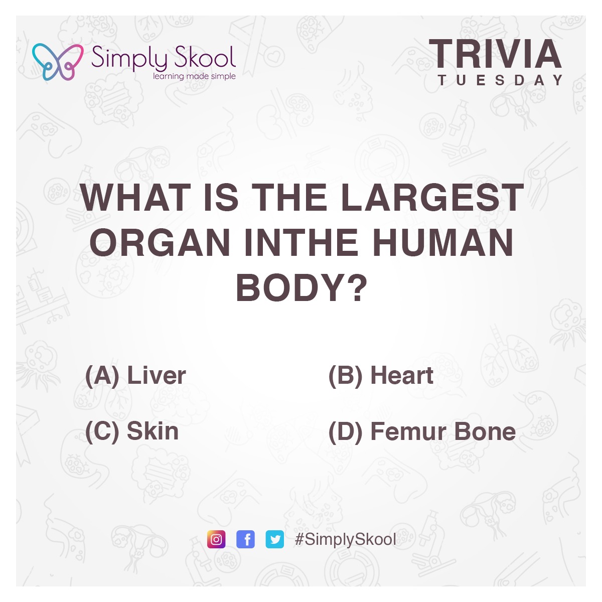 SimplySkool's tweet photo. Trivia Tuesday is here. Answer this question right away. Mind you: Question is simple but the options are mind bending. Careful before you answer. #simplyskool #education #edtech #learningmadesimple #triviatuesday https://t.co/lK5tUHK8jA