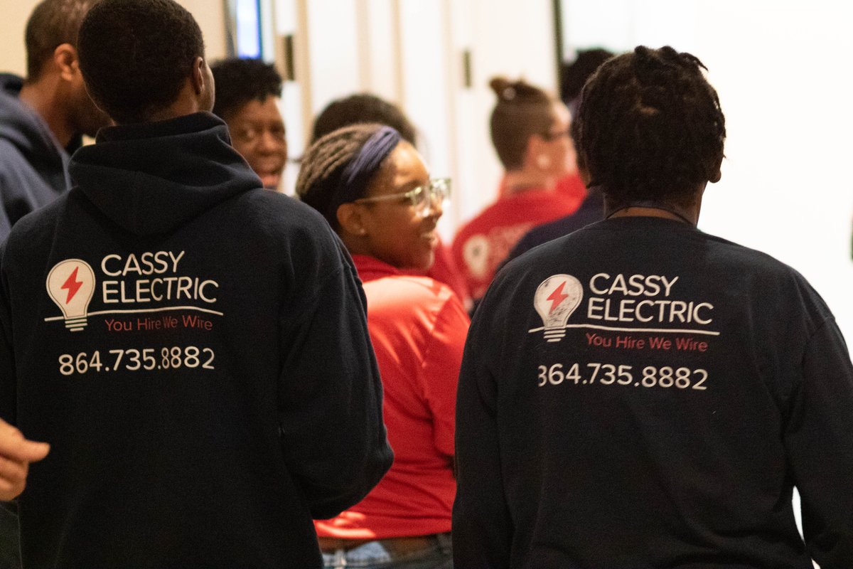 CassyElectric's tweet photo. We strive to always deliver Safe, Timely and on Budget Electrical Services. You Hire, We Wire!

#CassyElectric #YouHireWeWire #Electricians #UpstateSC #GreenvilleSC #WomeninConstructuction #WomenElectricians #GirlsPullWire #GirlBoss #WomenOwned #FamilyOwned https://t.co/oERYIGqfqg