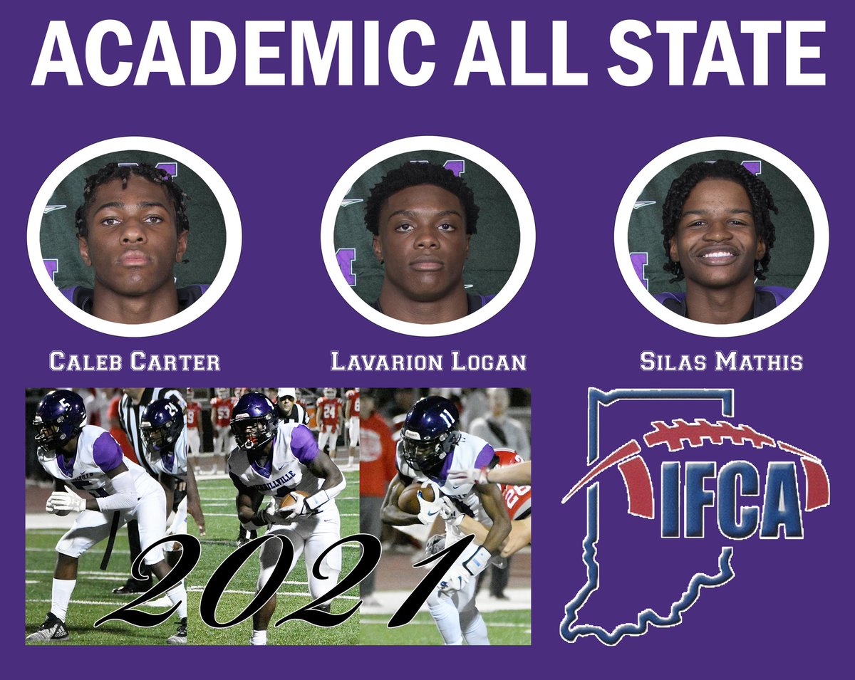 Congrats to @mhspiratefball OLB @caleb5126 RB @TankL_ and       WR/DB @SilasMathis3 on being named Academic All-State!