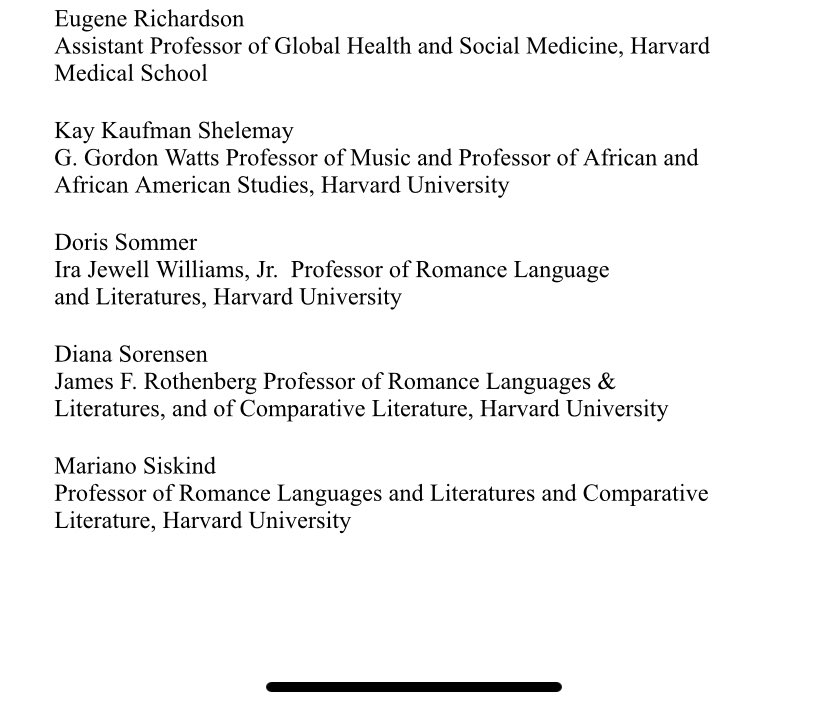 laurakrantz's tweet photo. Update! 34 of 38 profs — including Gates, Lepore, Farmer and Kincaid, have now withdrawn their names from the letter supporting Comaroff. Here is their new letter. https://t.co/CA0vLSZ61W