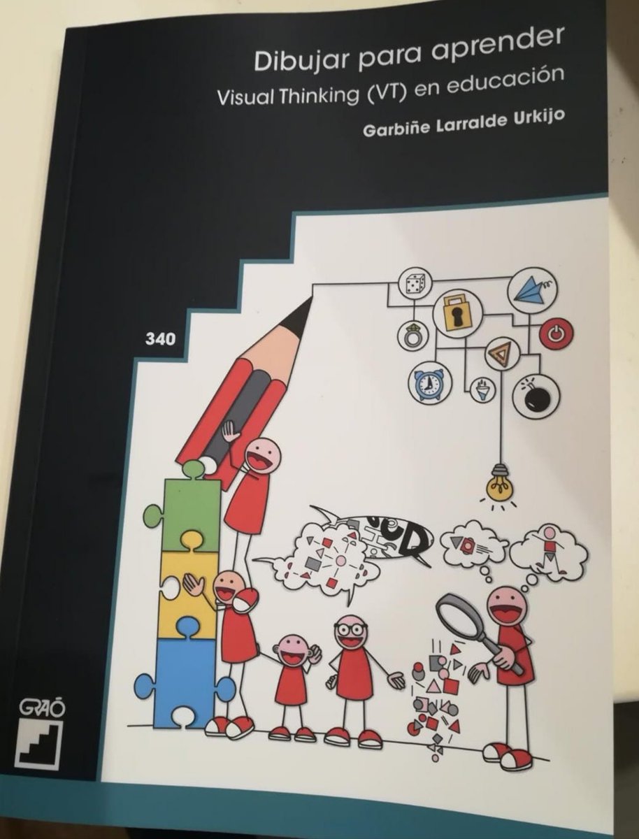 Hoy sólo he recibido la foto, pero después de largos meses de trabajo el libro ya está camino 😃😃😃😃😃 No tengo espacio suficiente para tantos emoticonos de emoción 🤗🤗🤗🤗🤗 Gracias <a href="/EditorialGrao/">GRAÓ</a> <a href="/cvidalaltadill/">Cinta Vidal Altadill</a> por creer en este proyecto sobre #visualthinking en #educacion