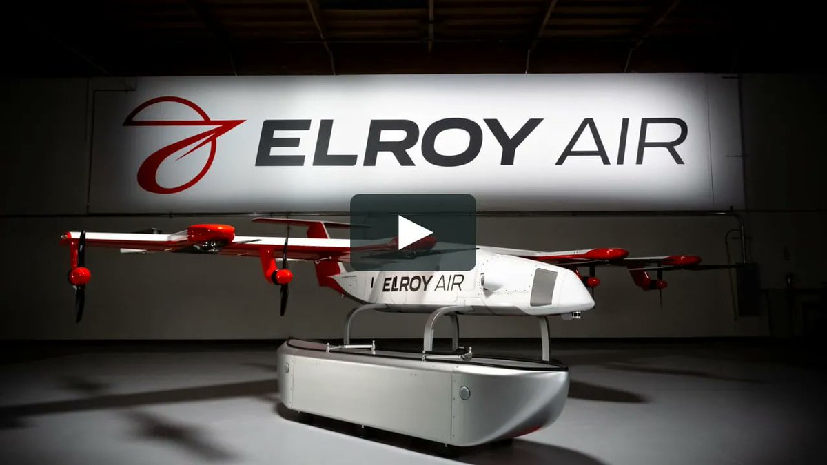 M4engineering's tweet photo. #AerospaceWednesday congratulates @elroyair on the first end-to-end #autonomous #verticaltakeoff and landing #VTOL #aerial #cargosystem
Any guesses where they got the name 'Elroy' from?
#elroyair #vtol #aerialcargosystem #aerospacewednesday 
https://t.co/D1GpNfFVEp https://t.co/RpxtG9VTdW