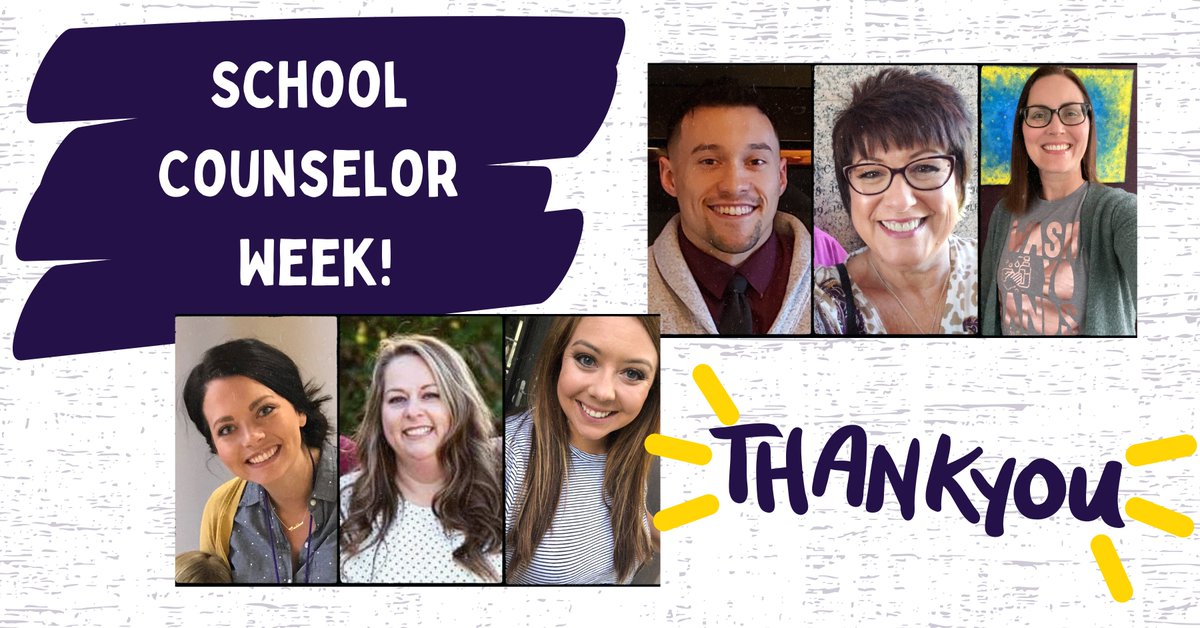 Make sure you thank your school counselor for #SchoolCounselorsWeek! We've got some great ones!