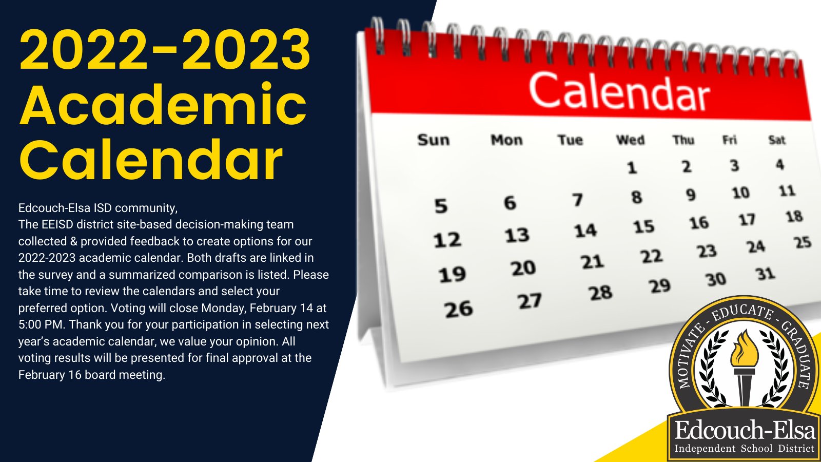 Elon Academic Calendar 2022 2023 Tweets With Replies By Edcouchelsaisd (@Edcouchelsa_Isd) / Twitter