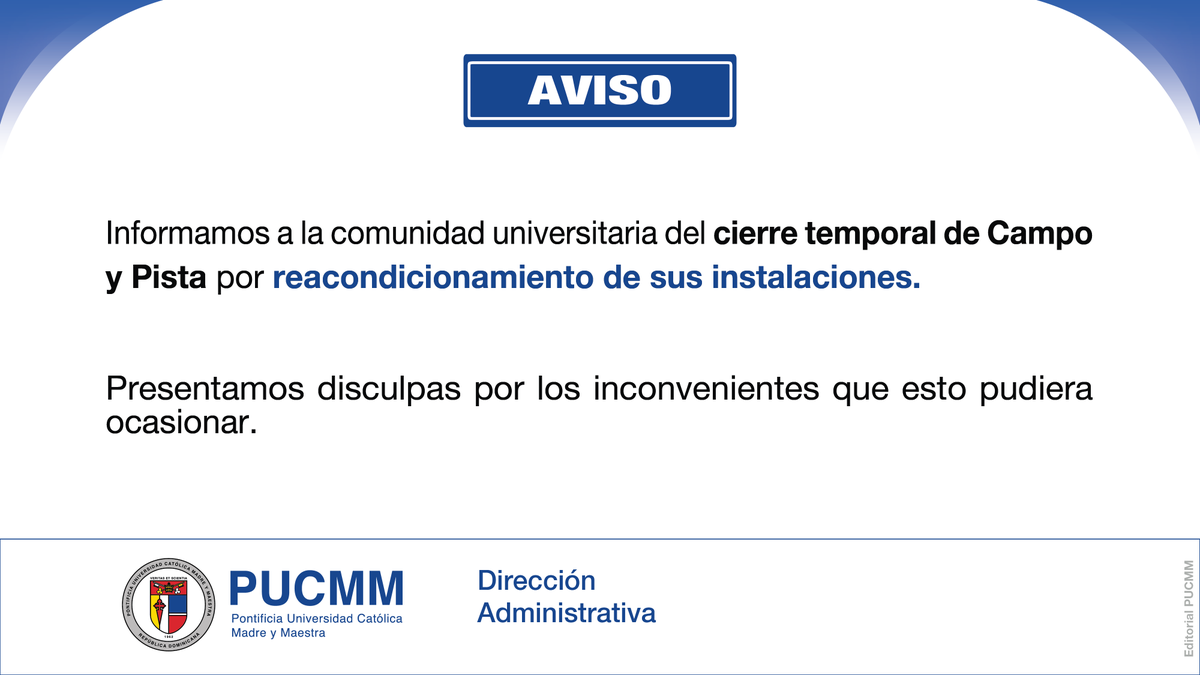 PUCMM's tweet photo. Importante: https://t.co/u0LWeBwAqD
