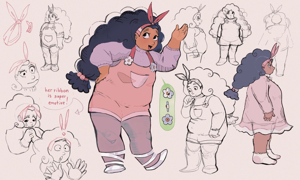 redesigning Valentina - an old oc of mine :] 