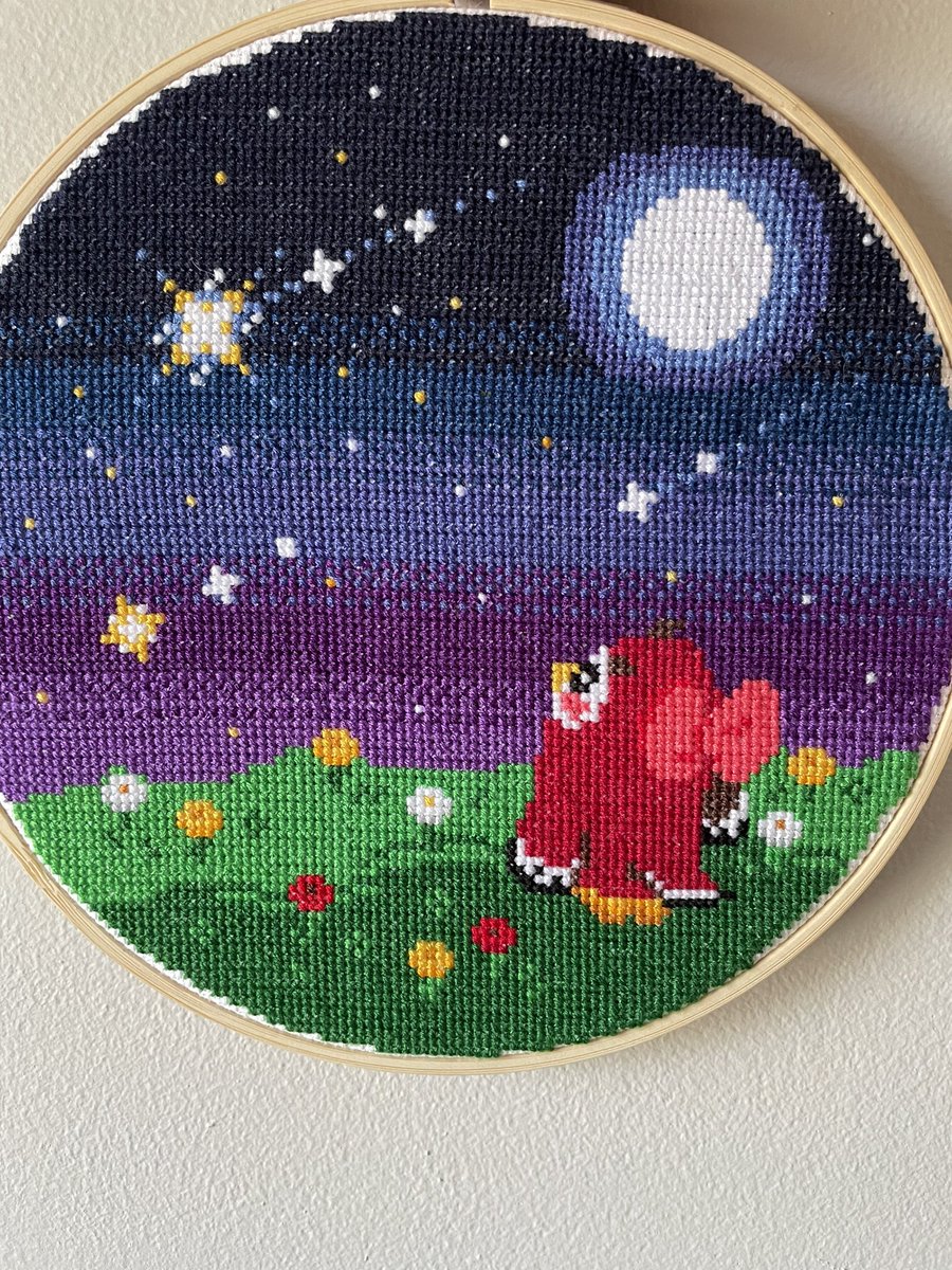 acnhAcornIsle's tweet photo. Finished! #acnh #crossstitch https://t.co/Yej7z47U2m