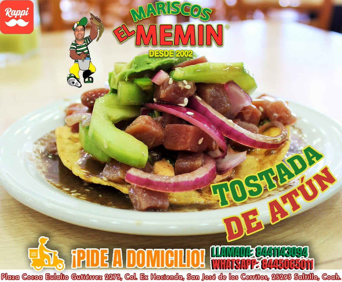 MariscosMemin's tweet photo. 🐟 Mariscos #ElMemin  ¡¡ Ya se le antojo, apoco no? Vengase que aqui hay variedad para todos los gustos. 🌊 #Al100yDeBuenas 
Menú https://t.co/RWSpkV29yM https://t.co/qrbti0eMA9