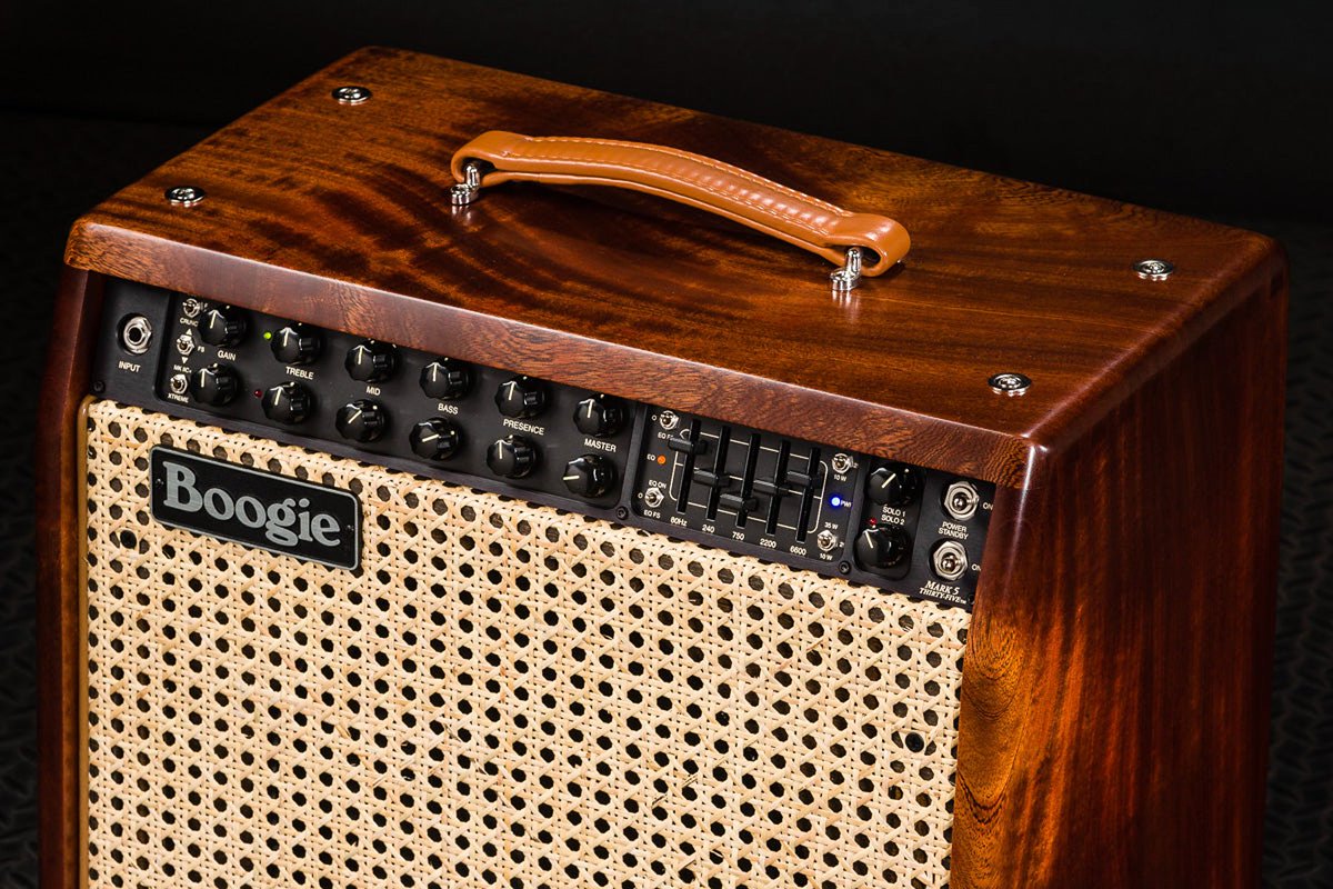 MesaBoogie's tweet photo. We've got a Mark Five: 35 1x12 Combo in a gorgeous Sapele cabinet with Wicker grille to share with everyone this #HardwoodWednesday! Have a favorite hardwood?
#MesaBoogie #MesaCustomShop #MarkFive35 https://t.co/Tf7JUvJS5Z
