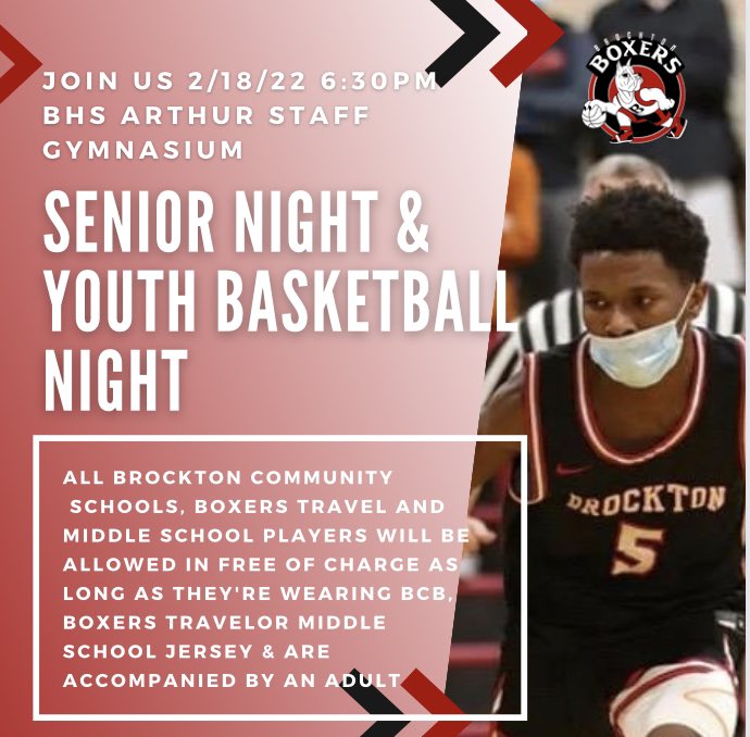 Senior night 2/18!! Looking forward to having our fans back for this!