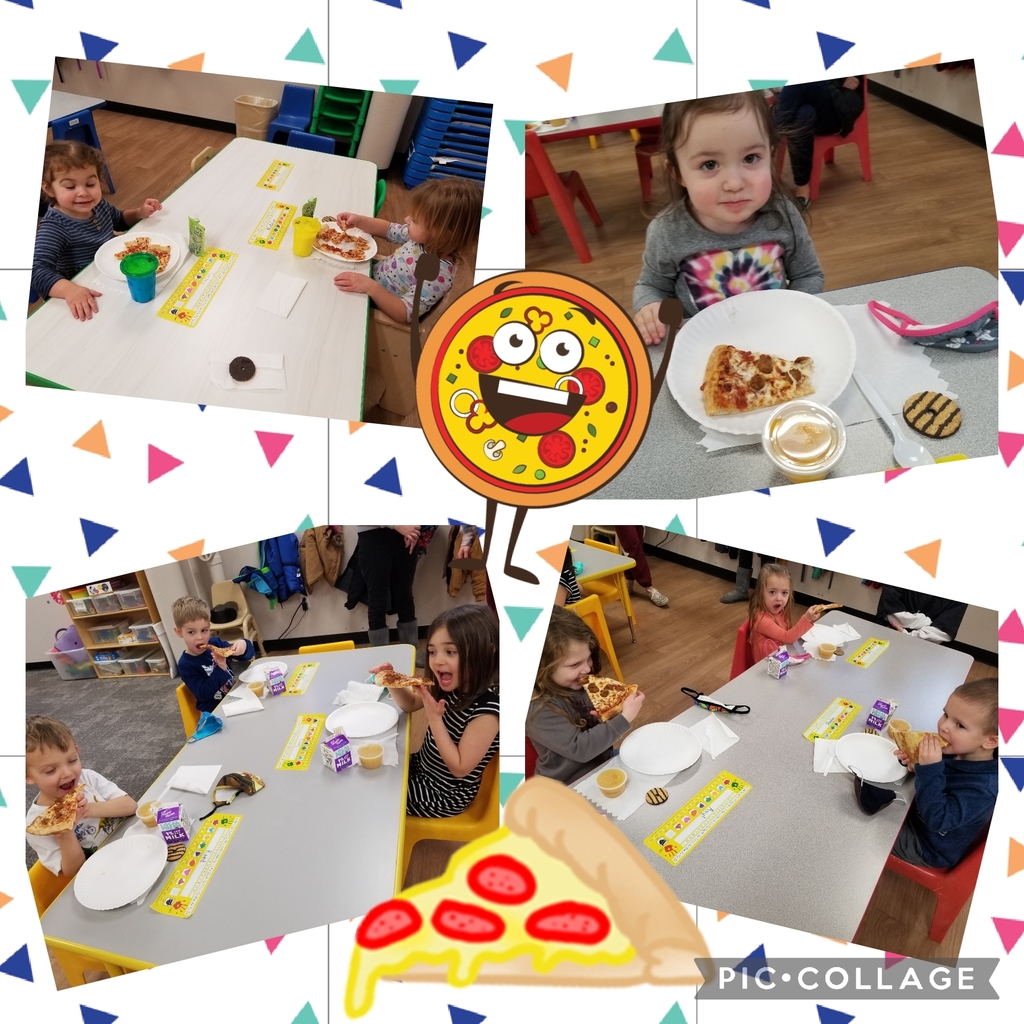 PCHSDragons's tweet photo. The Little Dragons PreK students send a huge thanks to Little Caesers for helping celebrate National Pizza Day! #FullBellies #DragonPride #ECERocks https://t.co/qZQVL0WbBj