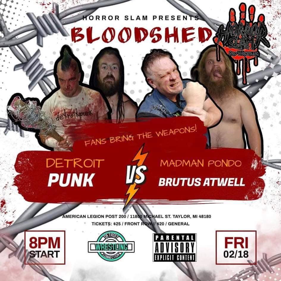 Me and my partner <a href="/chuckstein138/">chuck stein</a> will be in a tag team against <a href="/BrutusAtwell/">Brutus Atwell 🐊</a> and Madman Pondo. Fans bring weapons and lots of them. #indywrestling #prowrestling #wrestling #independentwrestling #professionalwrestling #indiewrestling #wrestler #prowrestling #detriotpunk