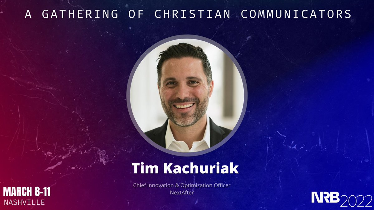 We hope to see you at #NRB2022 next month!

At NRB, you'll learn new skills to reach partners and customers, and have amazing networking opportunities at the world’s largest gathering of Christian communicators and ministry professionals. 

More info here: nrbconvention.org