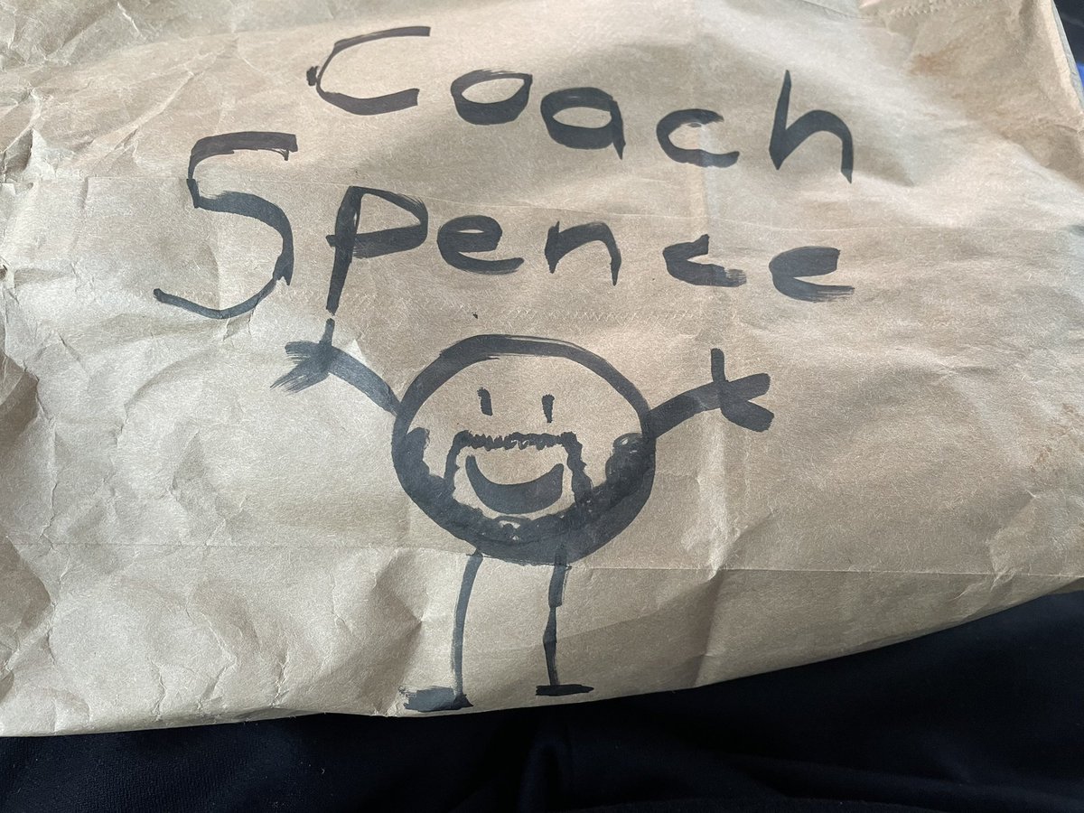 So my road trip lunch bag got decorated by <a href="/ellapaleaae/">Ella Paleaae 🇦🇺🦘🐨</a> and it’s a work of art.  😂 @MilesCC_WBB. Yes, as a team, we made our own lunches for the trip.  Life lessons. “WE DO”