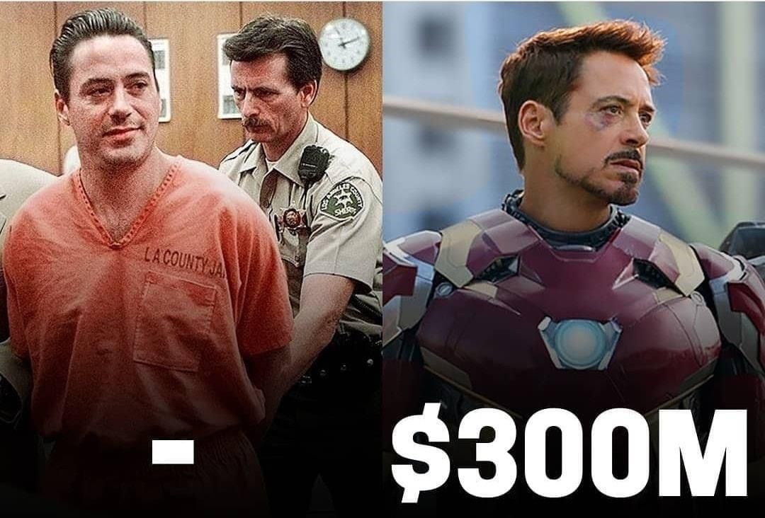 From a drug addict to becoming the Iron Man,

Here are 15 life lessons you must learn from Robert Downey Jr.

A THREAD...