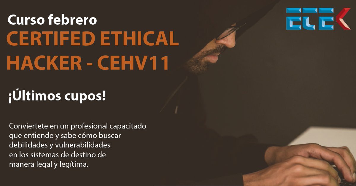 ETEKInt's tweet photo. ⚠️¡𝐀𝐭𝐞𝐧𝐜𝐢ó𝐧!
𝐂𝐨𝐧𝐯𝐢é𝐫𝐭𝐞𝐭𝐞 𝐞𝐧 𝐮𝐧 𝐡𝐚𝐜𝐤𝐞𝐫 𝐩𝐫𝐨𝐟𝐞𝐬𝐢𝐨𝐧𝐚𝐥 con 𝐧𝐮𝐞𝐬𝐭𝐫𝐨 𝐜𝐮𝐫𝐬𝐨 𝐂𝐞𝐫𝐭𝐢𝐟𝐞𝐝 𝐄𝐭𝐡𝐢𝐜𝐚𝐥 𝐇𝐚𝐜𝐤𝐢𝐧𝐠 - 𝐂𝐄𝐇𝐕𝟏𝟏. 🌐
https://t.co/BFFsoiYNvq
📢𝐈𝐧𝐬𝐜𝐫í𝐛𝐞𝐭𝐞 𝐘𝐀📢
#education #ethicalkacking #cibersecurity https://t.co/k1bygx2Ule