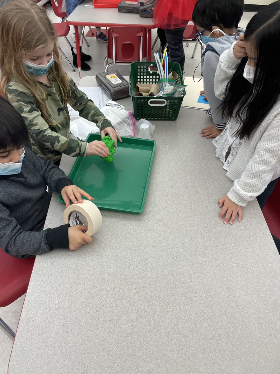 Quote from a kindergarten student <a href="/RikerHillRams/">Riker Hill Elementary School</a> <a href="/LivSchools/">Livingston Schools</a> “Bears are not deep hibernators. They’re torpor.” ❤️ K engineers designing shelter for their bears! 🐻