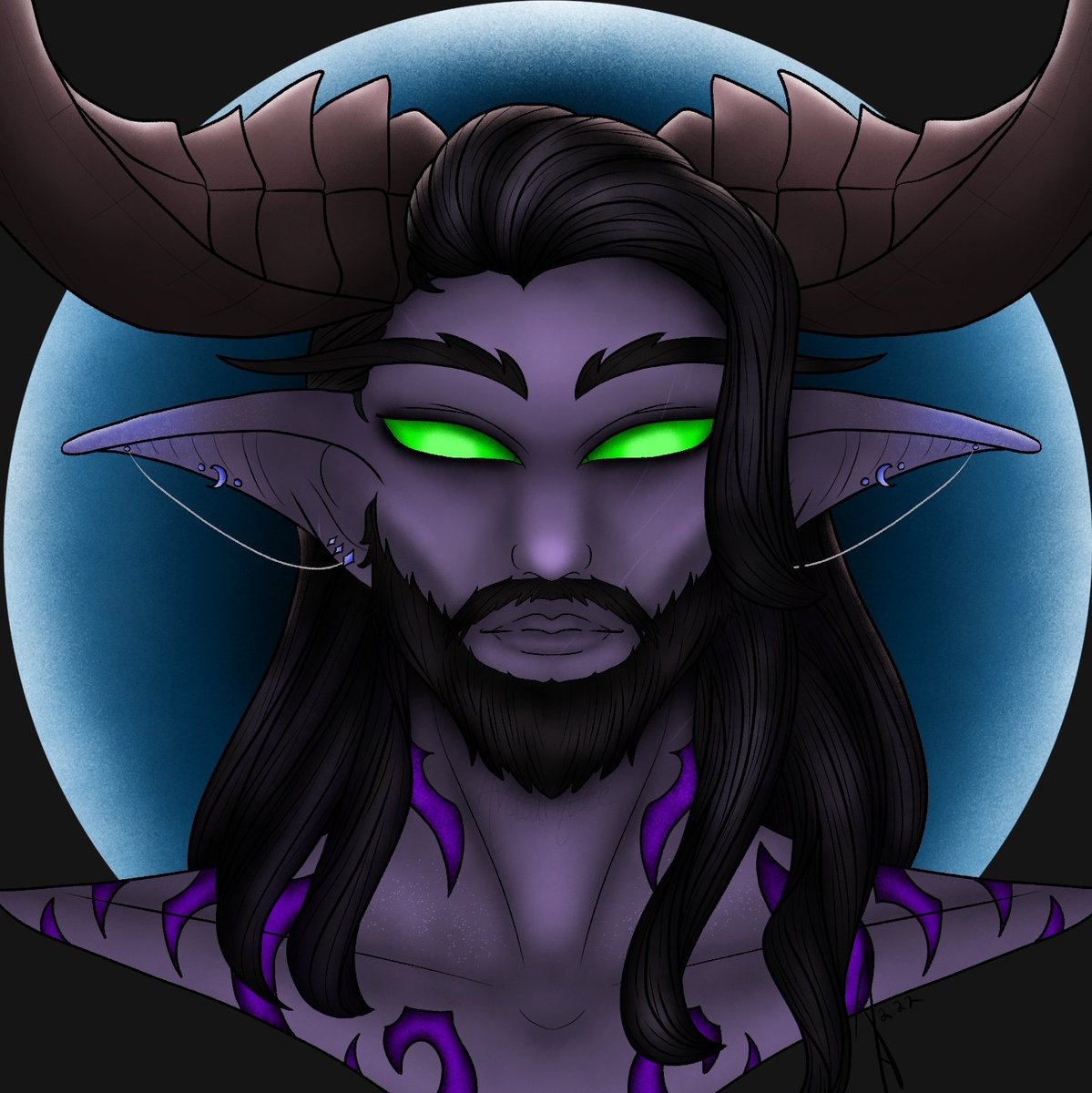 V0idStatic's tweet photo. Opening up for portraits like this for 30 USD an extra $10 to animate it. This will only be for a couple days to help my get some food and bills taken care of. 5 slots only, and the time taken will be from 3 days to 2 weeks to do. RT and likes welcomed to help me out. https://t.co/N1vgOo60HB