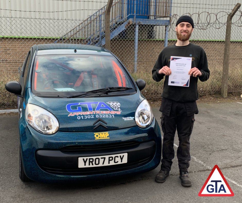 GTA_apprentice's tweet image. Todays learner receiving a Certificate of Recognition is:
Connor Simpson - Autocare Technician Level 2
Connors dedication to his college work is excellent. He has a drive to succeed, working to the highest of standards and exceeding all expectations.
Good luck in your EPA!