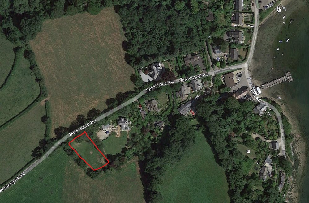 InfluencePlan's tweet image. Another successful appeal decision today.  A peripheral site for a substantial single dwelling in a small settlement coastal location. Inspector agreed with propositions that Restronguet was a small settlement and that land constituted garden to an adjacent dwelling.