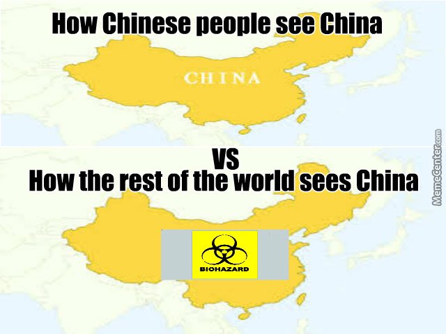 luveveve's tweet photo. China: China is a great country! 

The rest of the world: https://t.co/q7zDXV31RB