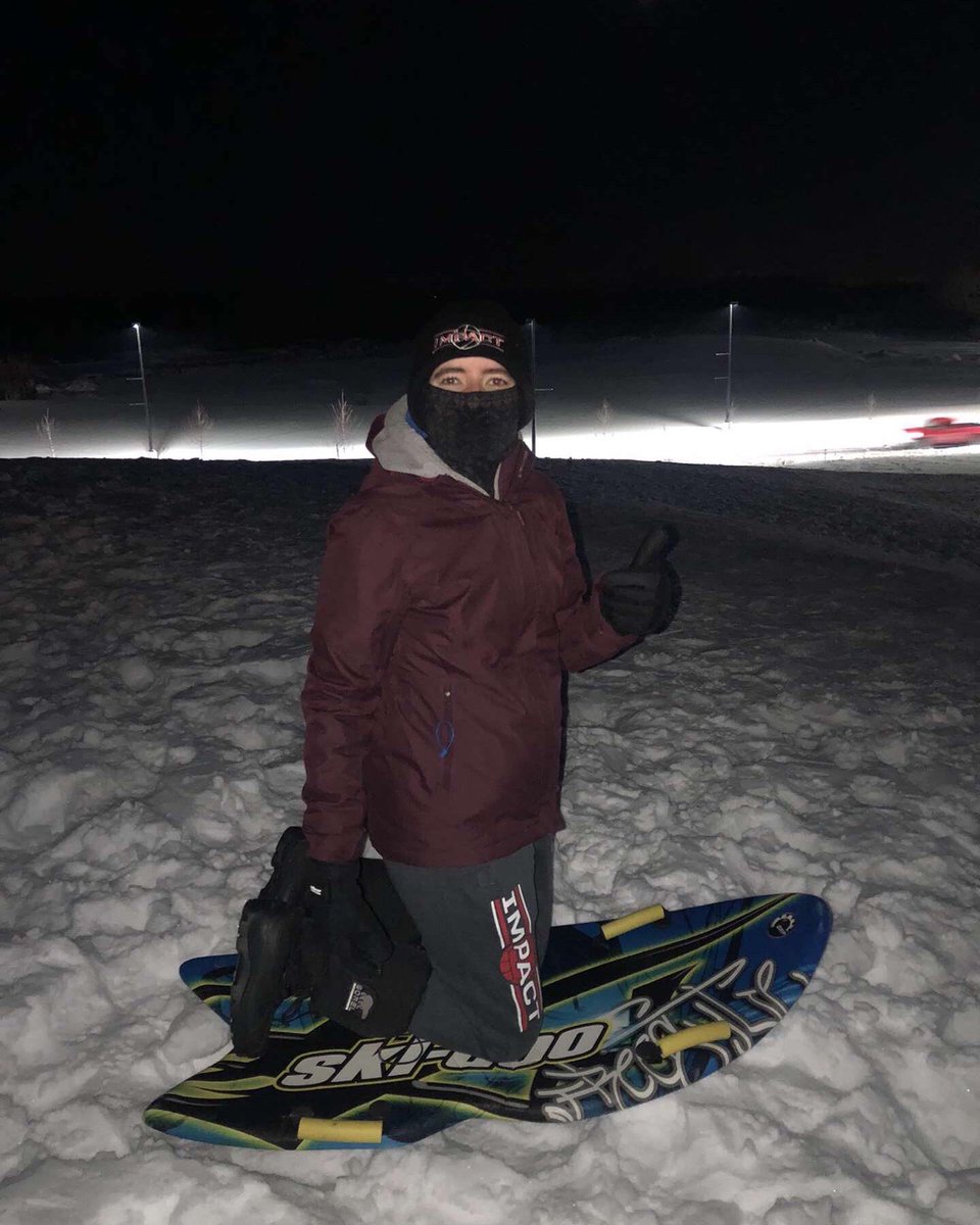 Next up for Wellness Wednesday #17 Tanis Drover (or better known as Tan Tan)

“Something I enjoy doing during the in the months is sledding. It is an easy and fun activity to do with friends to enjoy the outdoors.”