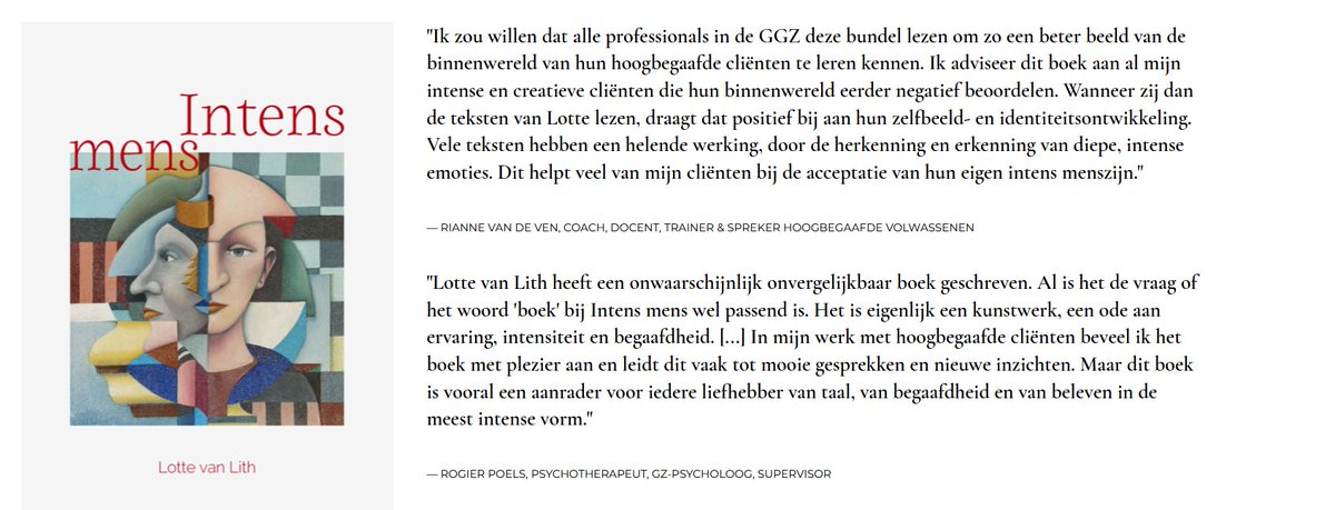 LithLotte's tweet image. Het blijft spannend, zojuist heb ik de tweede druk van "Intens mens" besteld! En wow, al na 8 maanden! Ik ben dankbaar voor alle práchtige reacties. alotofcomplexity.nl/boek