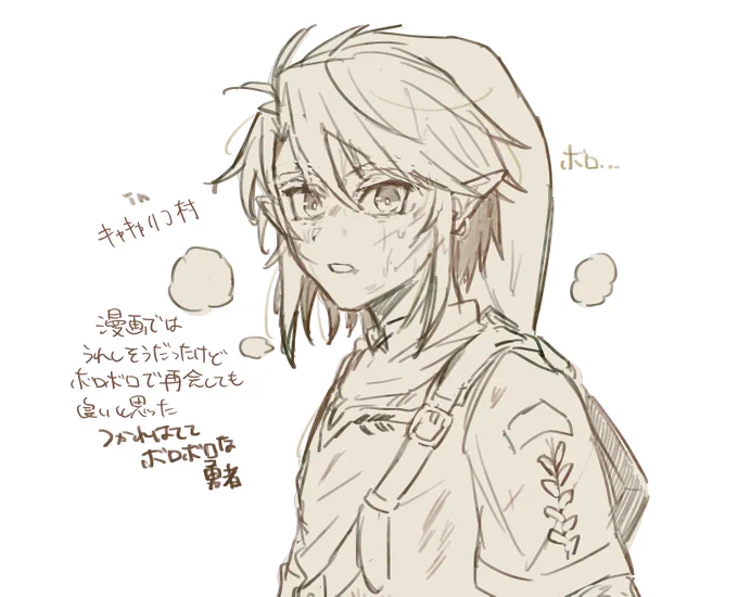 村の子供たちに会う前に色々やらしていく勇者 #Zelda 