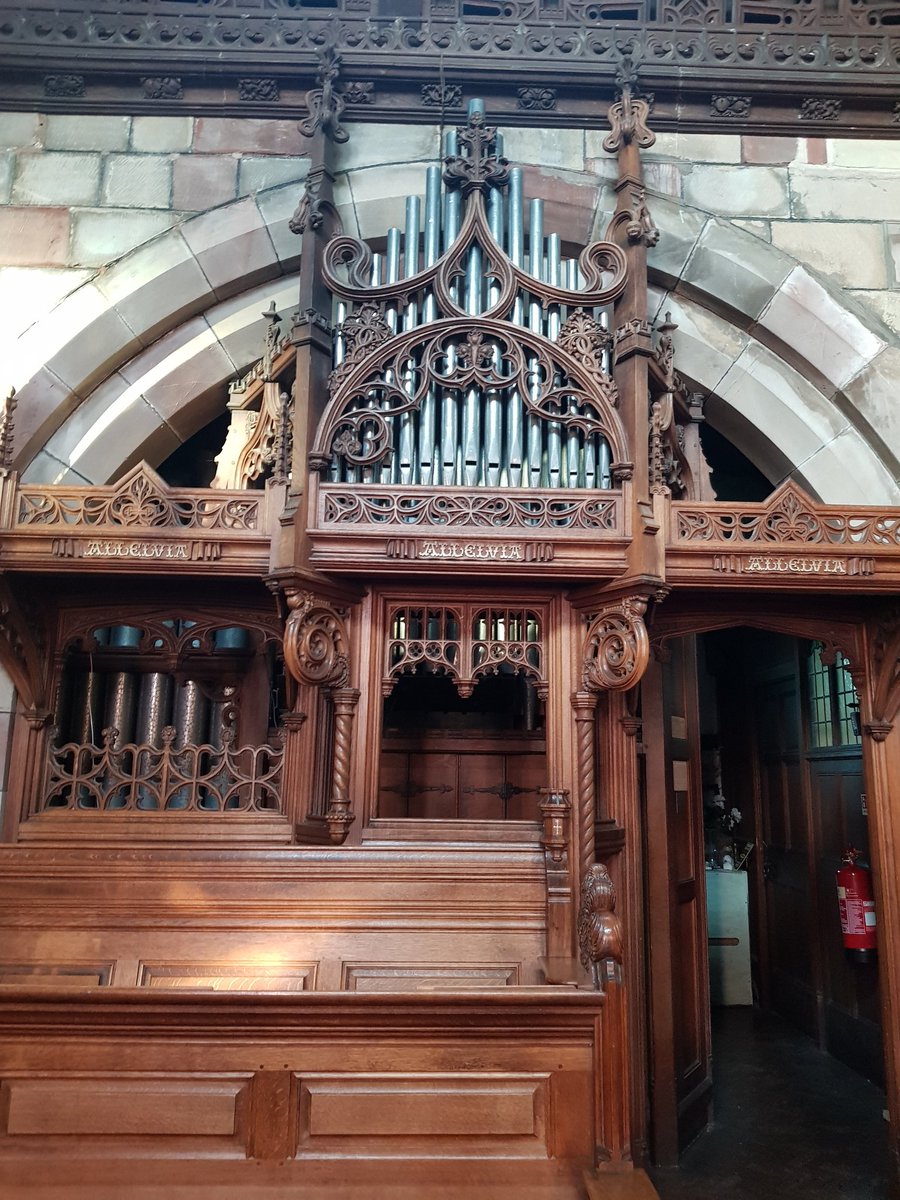 Beautiful organ from St Mary Magdalene Church, Hadnall #Shropshire 
#MusicInChurches
#AnimalsInChurchesHour #AnimalsInChurches #woodensday