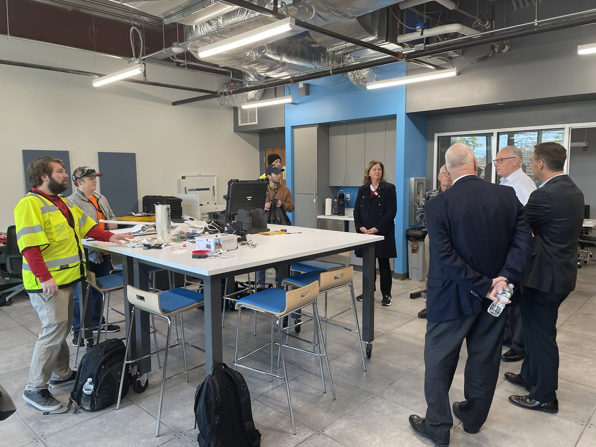 SenPolistina's tweet photo. @DonGuardianNJ, @ClaireSwiftNJ and I were treated to a tour of the #NARTP yesterday and a discussion about the amazing, groundbreaking work being done. Big things are happening in Atl County in the field of aviation! https://t.co/yAkxEnXnAi