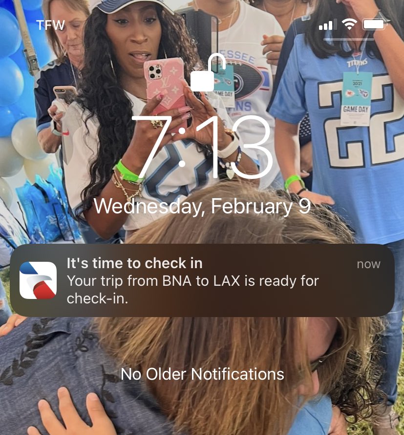 stephanip96's tweet image. About that time 🤗 Tomorrow morning #LABound #SuperBowl