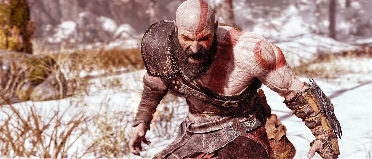 GameonFocus's tweet photo. Kratos 
#GodofWar #Godofwarpcsan https://t.co/9sYbHt01pS