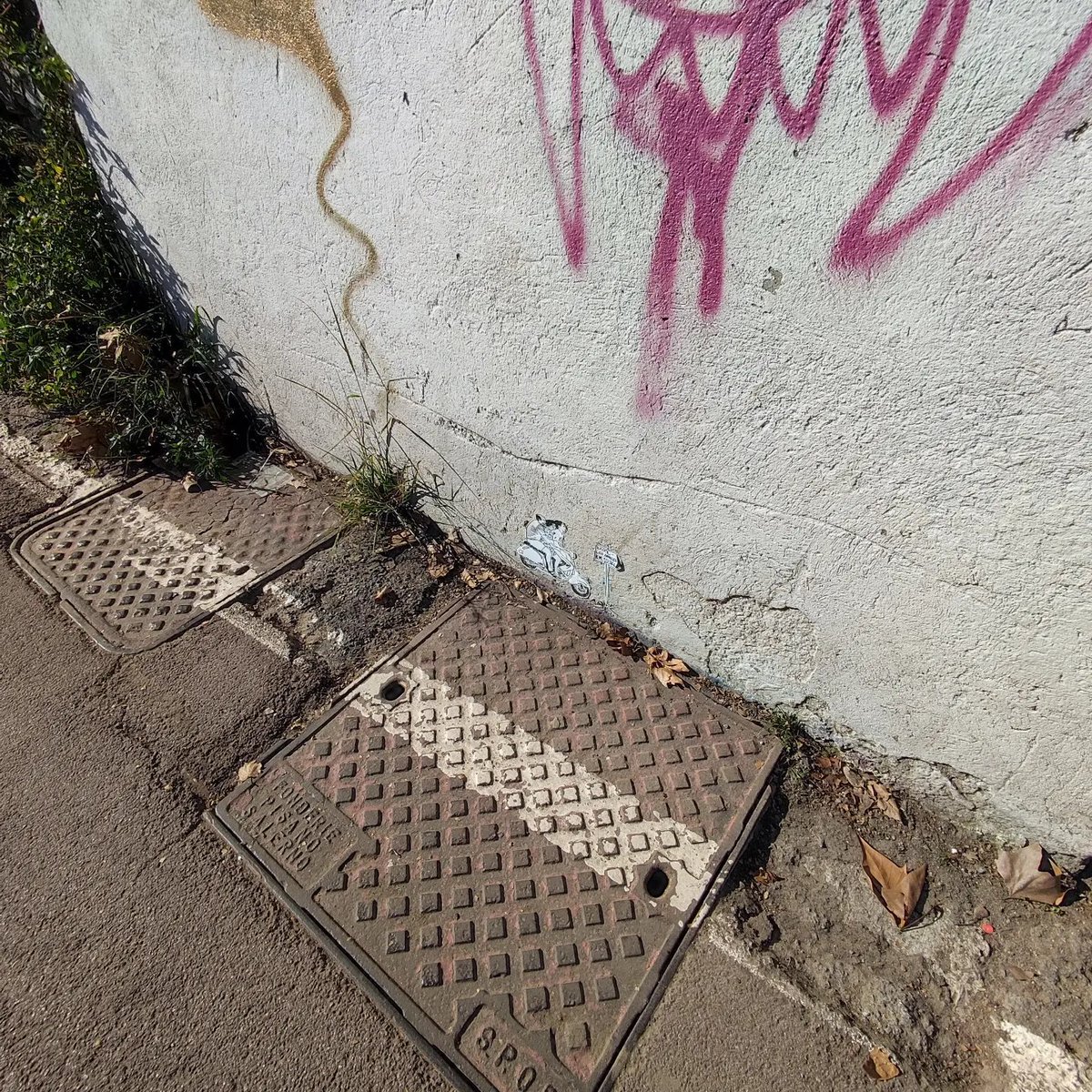 NonGuardarmiTv's tweet photo. A Ponte Milvio compare un'opera di #streetart dedicata a #PaoloSorrentino ed alla sua nomination agli #Oscar

#OscarNoms #oscar #Oscar22 #Oscars22 #Oscars2022 #Oscars22 https://t.co/okfs6hxoGh
