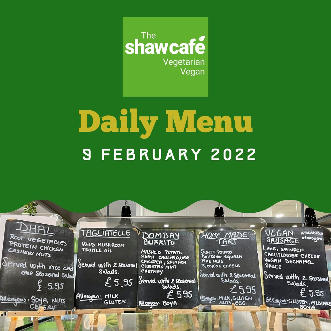 LSEcatering's tweet photo. The Shaw Cafe: today's menu
Come visit us and try our vegan & vegetarian options
Mon – Fri from 8.30–16.00
We are on Kingsway in the New Academic Building (NAB)
Open To Members Of The Public
#shawcafe #lse #lsecampus #students #vegan #vegetarian #food #lsecatering #london https://t.co/1JYX9eX45C